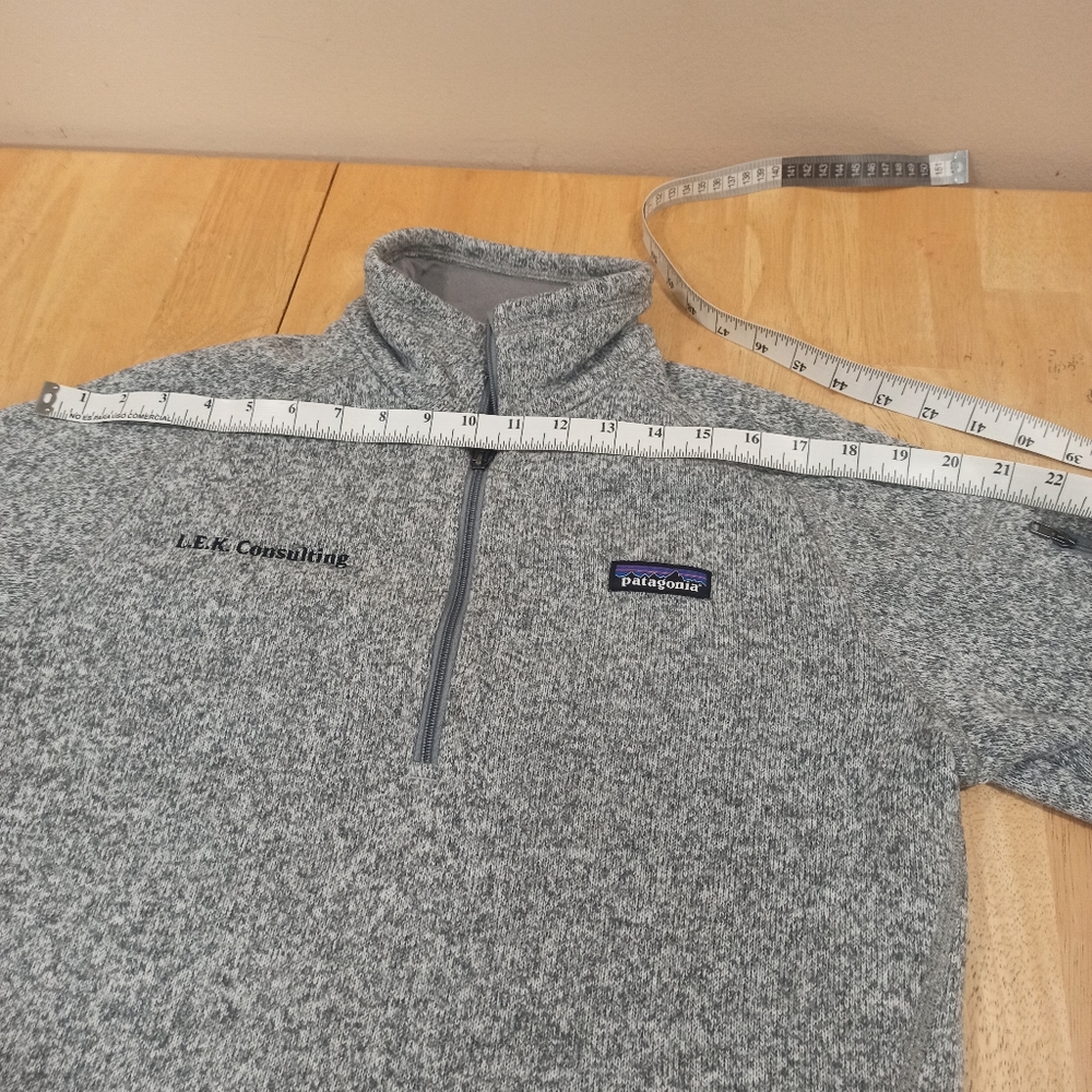 patagonia women's pullover better sweater quarter zip size medium gray color - Picture 13 of 16